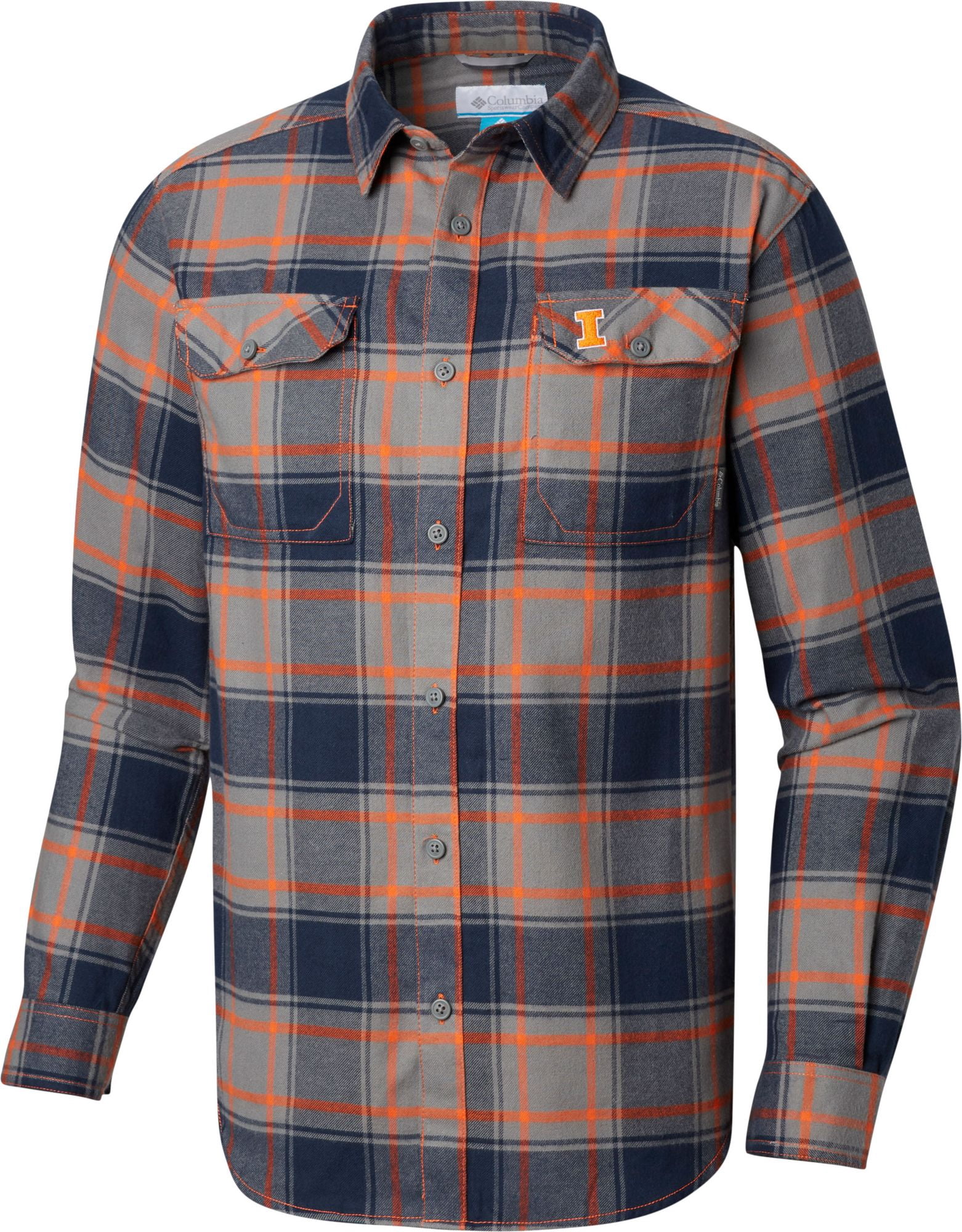columbia hooded flannel shirt