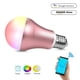thumbnail image 2 of Bombilla inteligente, 550 lúmenes, bombilla LED WiFi que cambia de color compatible con Alexa y Google Assistant, 1 paquete (rosa), 2 of 5