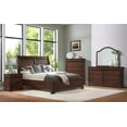 thumbnail image 3 of Picket House Furnishings Stark Wood 5-Drawers Bedroom Chest in Cherry, 3 of 8