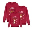 thumbnail image 3 of CONZONE Christmas Matching Family Pajamas Sets Xmas Graphic Fleece Pullover Sweatshirt for Family Soft Warm Holiday Party Homewear Loungewear Sets for Men Women And Kids, 3 of 3