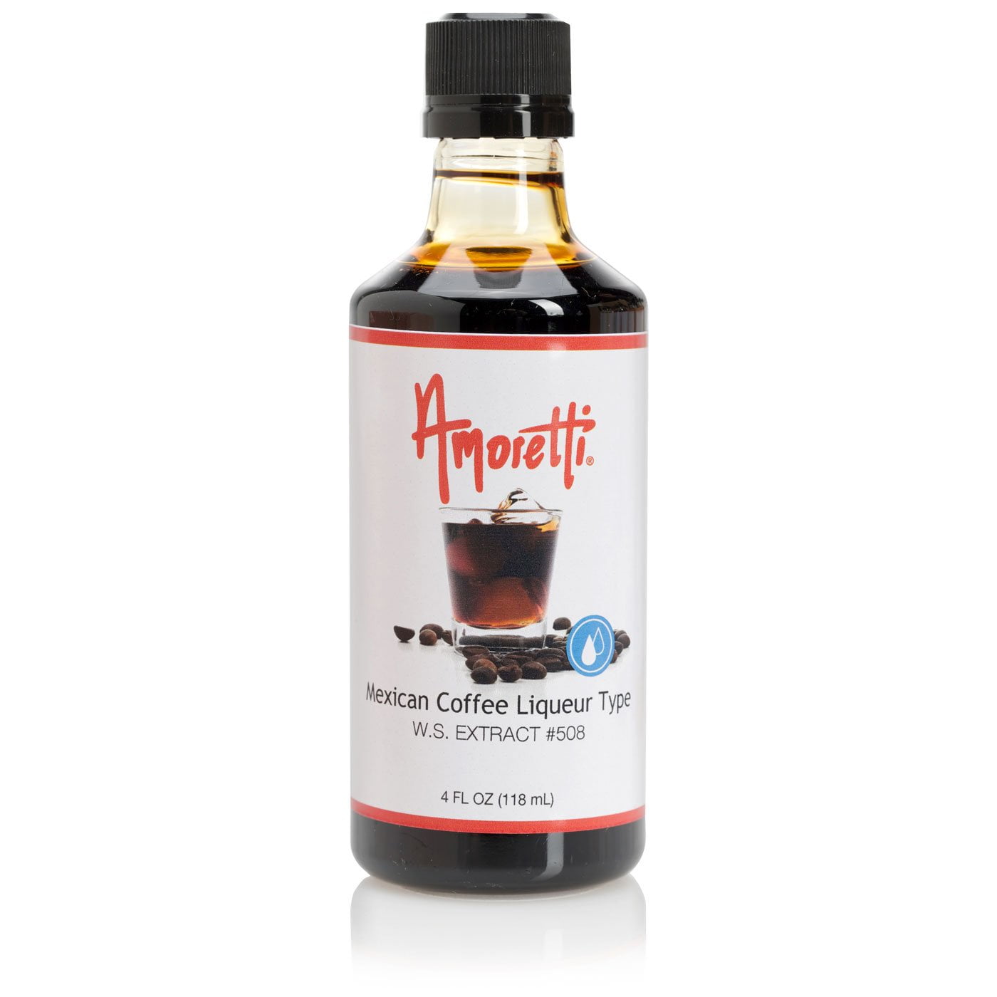 Amoretti Natural Mexican Coffee Liqueur Type Extract W.S. 2 fl oz