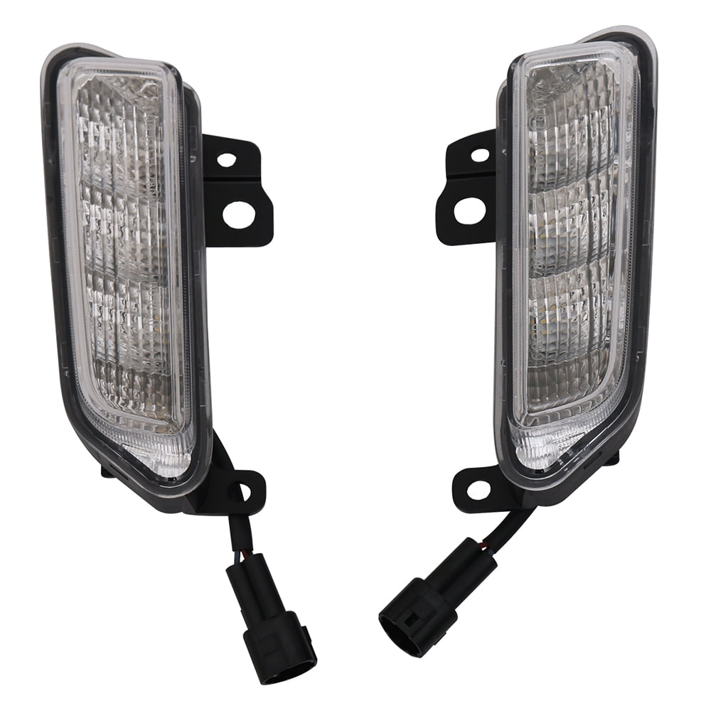 * LED Fog Lamp Cover DRL Daytime Light Wire Kit For Honda Jazz Vibe-S RS 11-13 