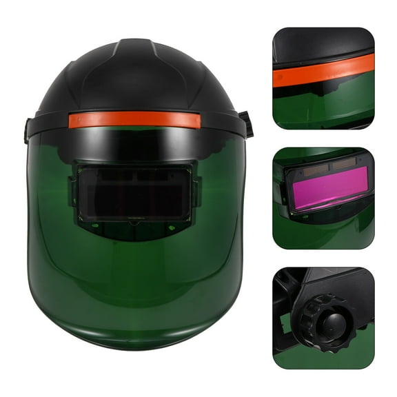 WHAMVOX Welding Hood Electric Soldering Mask Hat Miller Helmet Green