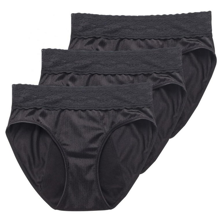 Period Underwear for Women - Leakproof Period Panties,Lace Menstrual  Underwear Breathable & Soft Briefs (3-Packs)