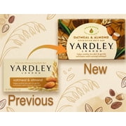 Yardley London Soap Bath Bar Oatmeal & Almond 4.25 Oz - 3 Pack