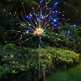 thumbnail image 3 of Solar Explosive Star Outdoor Rainproof Copper Wire Light String Courtyard Lawn Decorative Light Floor Fireworks Lantern, 3 of 4