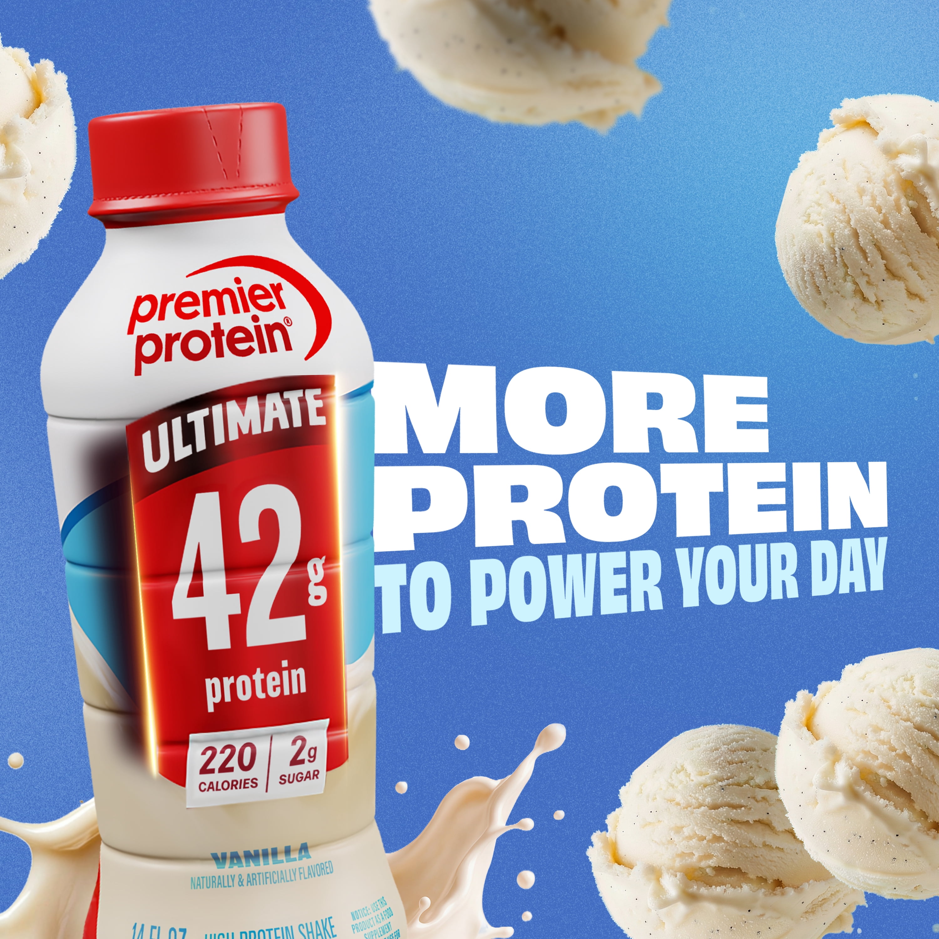 Premier Protein, Ultimate 42g Protein Shake, Vanilla, 14 Fl Oz, 4 Ct