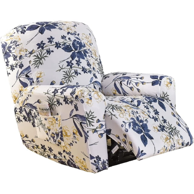 Recliner Slipcovers -Pieces Lazyboy Recliner Covers Recliner Couch Covers Recliner Chair Cover Non Slip Reclining Slipcovers with Storage Pockets Furniture Protector for Living Room