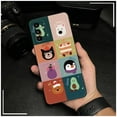 thumbnail image 6 of LYM-Phone Case For Samsung Galaxy A14 5G/4G/SM-A146P, Waterproof Fashion Design Durable TPU Soft case Cartoon Back Cover Animals Protective Dirt-resistant Phone Pouch Shockproof Silicone, 6 of 9