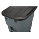 thumbnail image 2 of Rubbermaid Commercial BRUTE Recycling Bote de Basura con Tapa Abatible, 50 Galones, Gris, 2 of 10