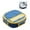 Blue, variant on Carevas Lunch Box With Fork 2 Compartment Japanese Lunch Box Reusable Lunch Dinner Containers Leakproof Stainless Steel Bento Box for Adults Kids School Office
