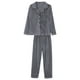 thumbnail image 3 of Conjunto de pijama de terciopelo para niños y adolescentes, ropa de dormir de manga larga con cuello vuelto, Top con pantalones, ropa de dormir para estar en casa, 3 of 4