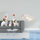 thumbnail image 2 of Esculturas de , estatuas de cerámica, bandeja de almacenamiento rectangular, organizador multifunción para el hogar, adecuado para sala de est, 2 of 8