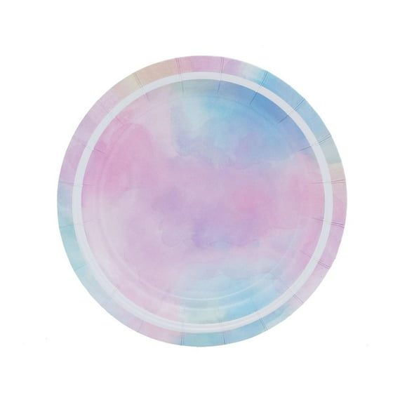 7 inch disposable tie dye paper plate, 7 inch tie dye paper plate
