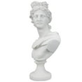 thumbnail image 3 of Design Toscano PD72520 Apollo Belvédère Statue en Buste, 12,5 Pouces, Blanc, 3 of 5