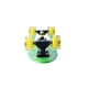thumbnail image 3 of Patineta semiprofesional Display minicruiser tipo Penny deck verde trucks negros ruedas amarillas transparentes, 3 of 4