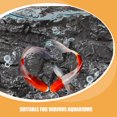 thumbnail image 3 of Raindrops Tank Background Background Board Dark Grey PU Turtle Tank Decoration 1Pack, 3 of 6