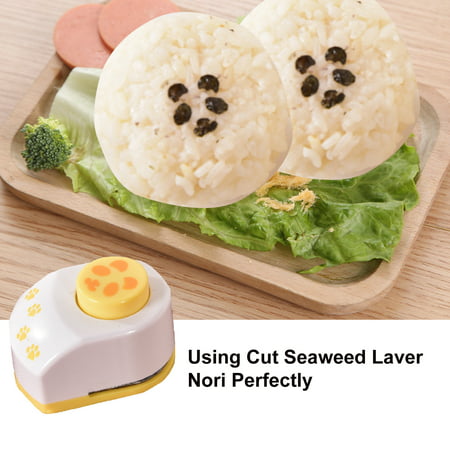 

MATHOWAL Sushi Mold DIY Seaweed Punch Cutter Panda Animal Cartoon Rice Ball Onigiri Mould Kitchen Maker Bento Sushi Tool Decoration