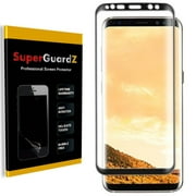 [2-Pack] For Samsung Galaxy Note 9 - SuperGuardZ [3D Curved FULL COVER] Screen Protector, HD Clear, Anti-Scratch, Anti-Bubble [Black]