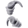 thumbnail image 2 of 2 Almohadillas para Los Oídos con Cancelación de Ruido de Silicona para Dormir, Roncar, Nadar, Gris Y Rosa. Baoblaze tapones para auriculares, 2 of 8