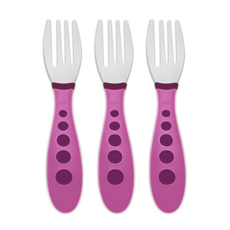 Nuk Kiddy Cutlery Spoons, 3 Pack, Blue & Green