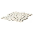thumbnail image 6 of The Tile Life Recycled Cenote Pebble 13" x 13" Crema Matte Glass Mosaic Floor and Wall Tile Case of 14, 6 of 11