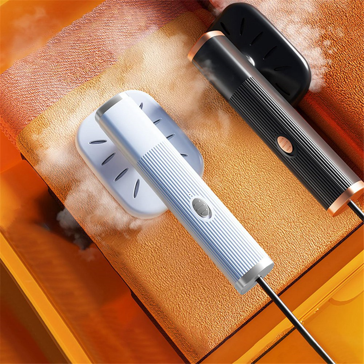 Mini Fer à Vapeur De Voyage - Compact, Tête Rotative 180°, Alimentation USB - Défroisseur Portable Pour Vêtements