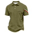 thumbnail image 4 of Mens T Shirts Arrival Italian National Day Theme Print Beach Clothes for Men,Green,M, 4 of 4
