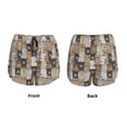 thumbnail image 3 of KLL Cartoon Bear Pattern Shorts Women,Athletic Shorts High Waisted Running Shorts Pocket Sporty Short Gym Elastic Workout Shorts-Large, 3 of 7