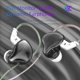 thumbnail image 2 of KZ Auriculares con cable Auriculares internos Auriculares portátiles Fitness Auriculares para computadora portátil Auriculares con enchufe en forma de L de 3,5 mm Clear Black, Regular Speravity EL005353-03B, 2 of 2