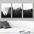 thumbnail image 3 of wall26 Framed Canvas Print Wall Art Set Watercolor Black Ink Landscape Abstract Shapes Illustrations Modern Art Bohemian Decorative Multicolor for Living Room, Bedroom, Office - 16"x24"x3 W, 3 of 5