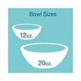 thumbnail image 2 of Creative Converting Heavy-Duty Plastic Bowls 12 Oz. Pastel Blue 20/Pack 28157051, 2 of 2
