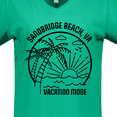 thumbnail image 4 of Inktastic Summer Vacation Mode Sandbridge Beach Virginia Women's V-Neck T-Shirt, 4 of 5