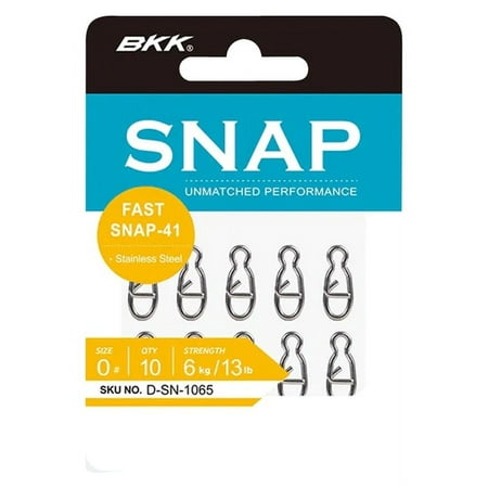 UPC: 6974190006255 | BKK Fast Snap-41 Stainless Steel Quick Snaps #4 (8 Pack)