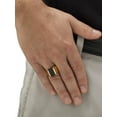 thumbnail image 3 of PalmBeach Jewelry Men's Emerald-Cut Genuine Black Onyx Classic Ring Gold-Plated, 3 of 6