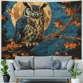 thumbnail image 4 of Orinice Owl Moon Branch Tapestry Wall Hanging Unique Style Graphic Tapestries for Home Wall Decor 40x60inch, 4 of 6
