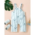 thumbnail image 4 of Bagilaanoe Toddler Baby Girl Boy Summer Jumpsuit Sleeveless Bear Print Romper Pleated Overalls 6M 12M 18M 24M 3T Kids Long Pants Casual Outfits, 4 of 9
