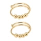 thumbnail image 3 of Anillo para aliviar el estrés con cuentas para hombre y mujer, ajustable, exquisito y elegante, para aliviar la ansiedad, 2 uds., 3 of 12