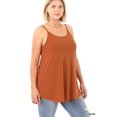 thumbnail image 3 of CHOK Women & Plus Relaxed Fit  Neck Sleeveless Round Hem Blouse Tank Top, 3 of 6