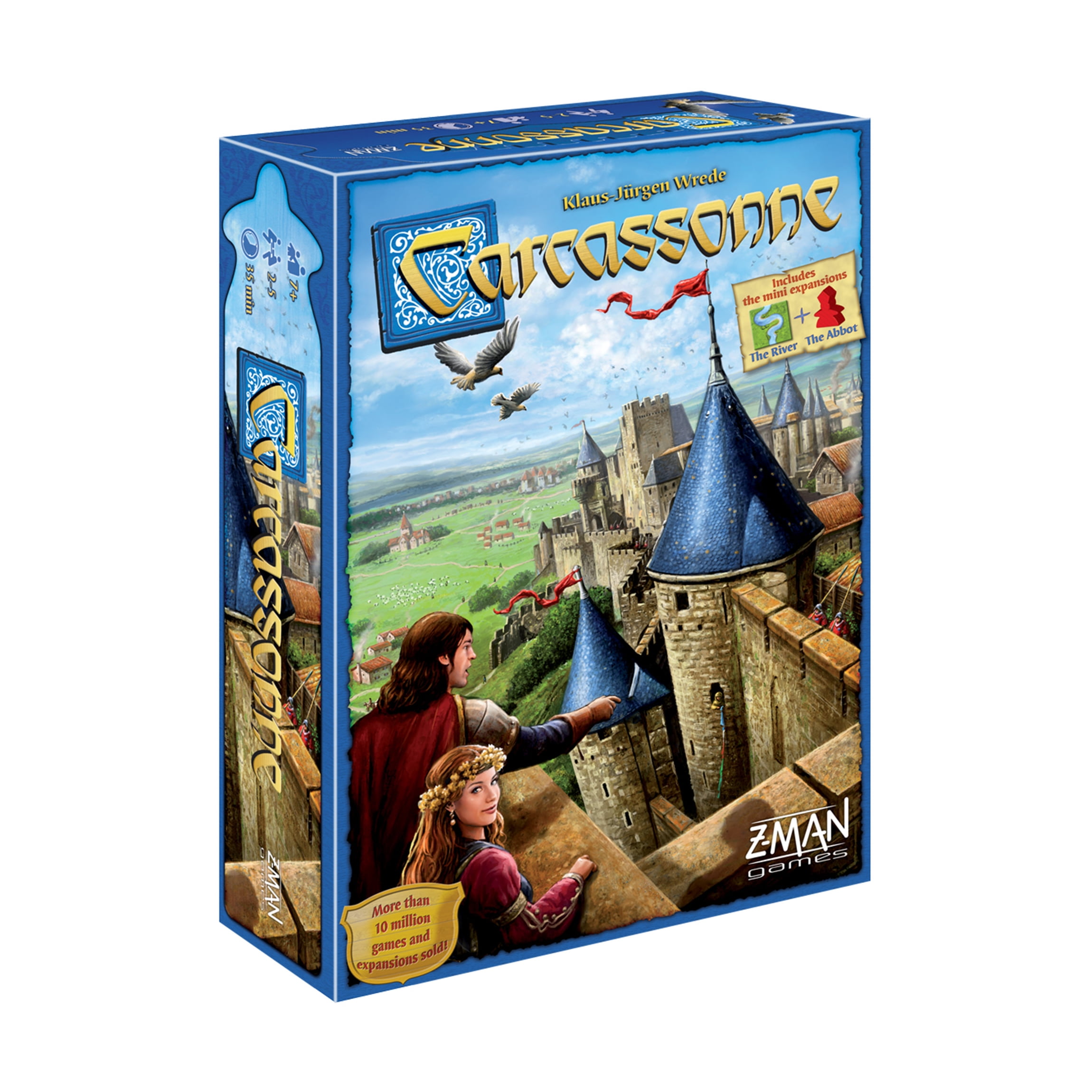 Standard Wooden Carcassonne Game Storage Box 
