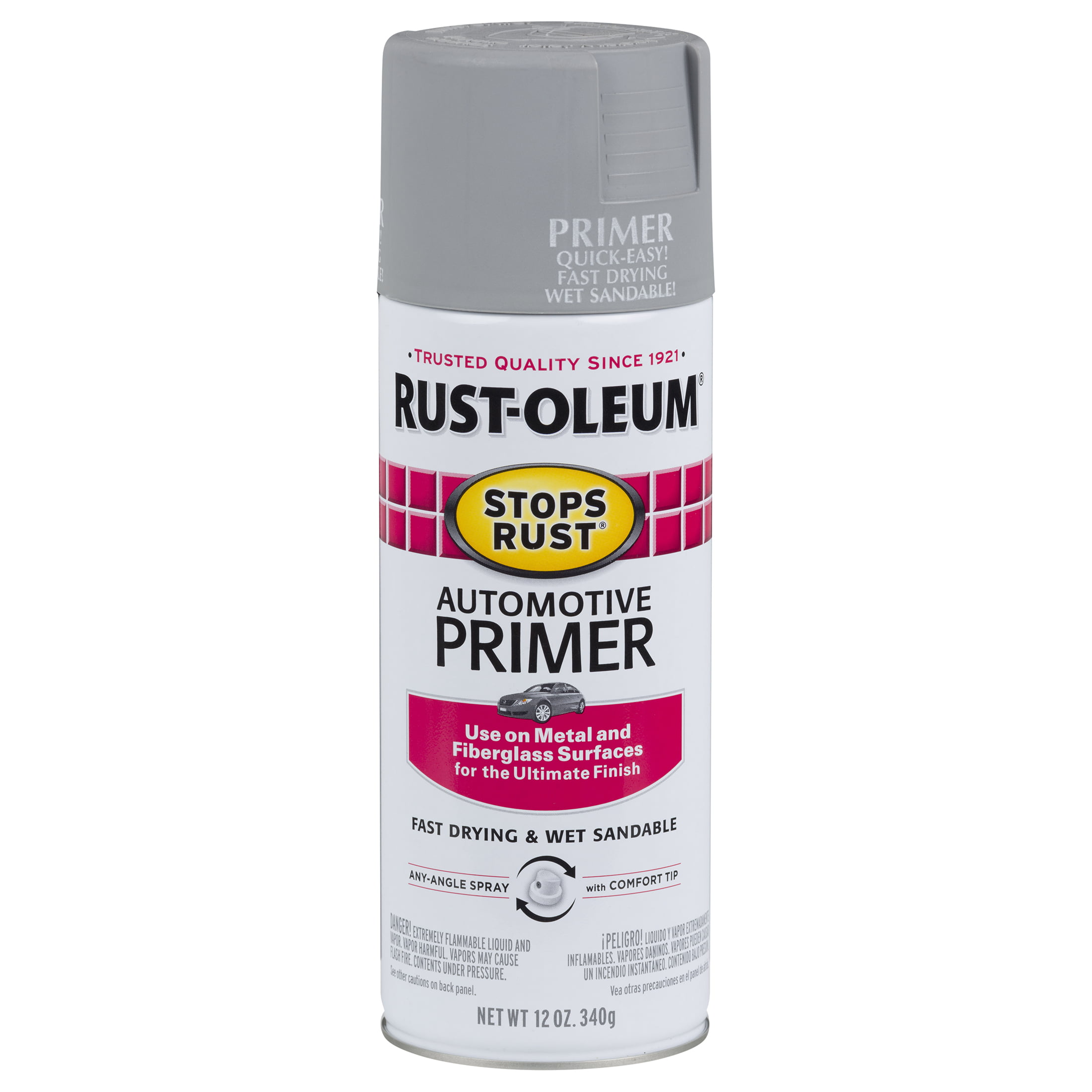 Rust-Oleum® Stops Rust® Light Gray Sandable Primer Spray - 12 oz. at  Menards®