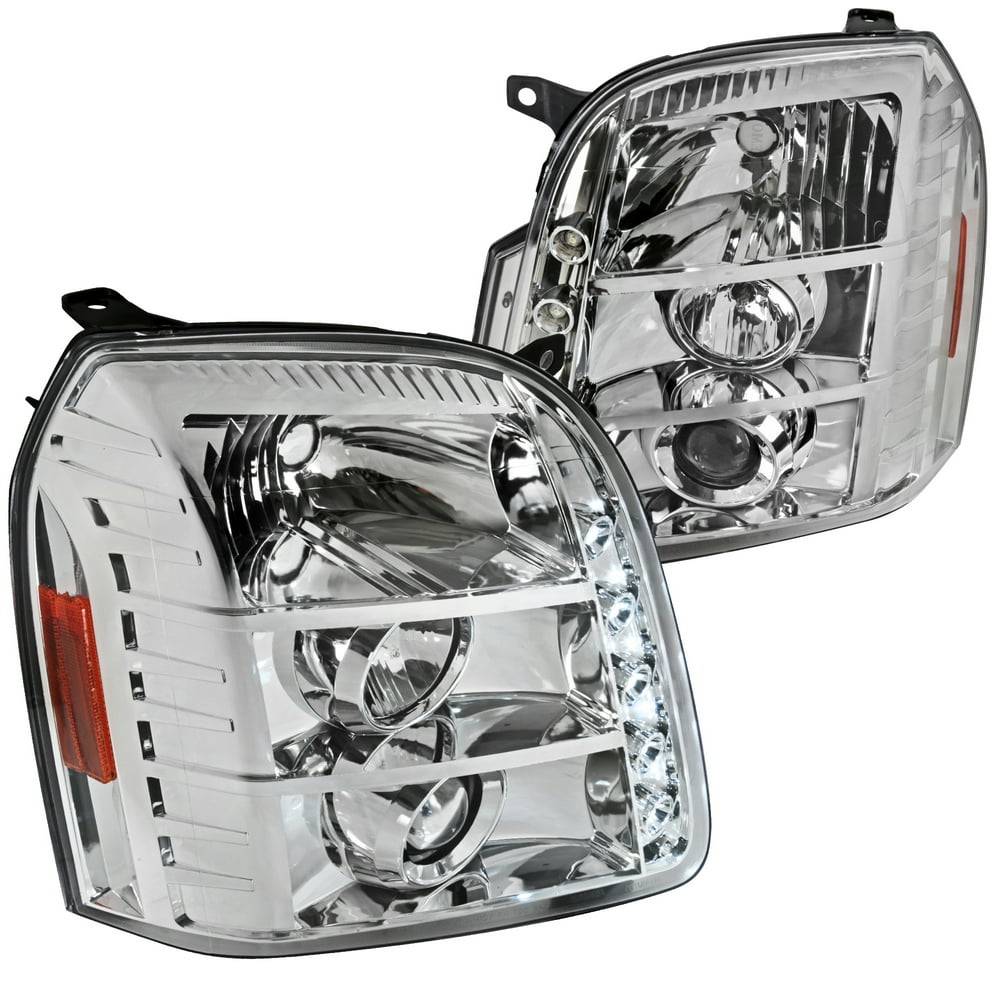 SpecD Tuning Dual Halo Led Projector Headlights for 20072014 GMC