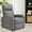 Gray, variant on ZUNMOS Massage Recliner, Small Recliner Sofa, with Cushioned Seat and Massage Backrest, Remote Control, Suitable for Home Theater Living Room, Bedroom, Black