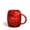 Rose Red, variant on HEETHYCOOL 14 oz Ceramic Coffee Mug, Handmade Pottery Tea Cup with Glaze, White