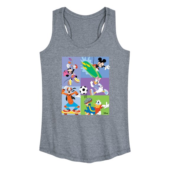 Disney - Mickey Mouse And Friends Sports Women's Graphic Racerback Tank