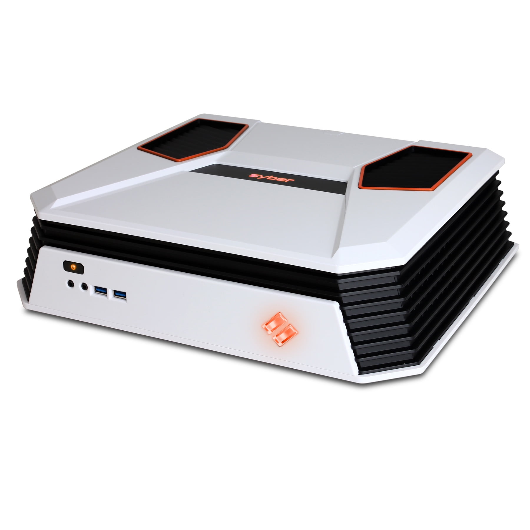 CYBERPOWERPC Syber SCCW100 White Mini ITX Gaming Case