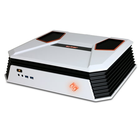 CYBERPOWERPC Syber SCCW100 White Mini ITX Gaming (Best Cheap Mini Itx Case)