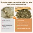 thumbnail image 5 of Juguete almohada de sisal con catnip para gatos PetZen Garden, 2 unidades, 8000 mg, 5 of 5