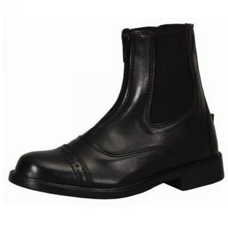 Front Zip Boots - TuffRider Children's Front Zip Paddock Boots, Mocha, 1