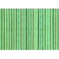 thumbnail image 1 of Ahgly Company Indoor Rectangle Abstract Turquoise Blue Modern Area Rugs, 7' x 9', 1 of 4